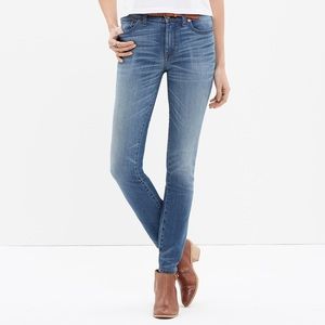 Madewell 9 Inch High Riser Skinny in Thom Wash